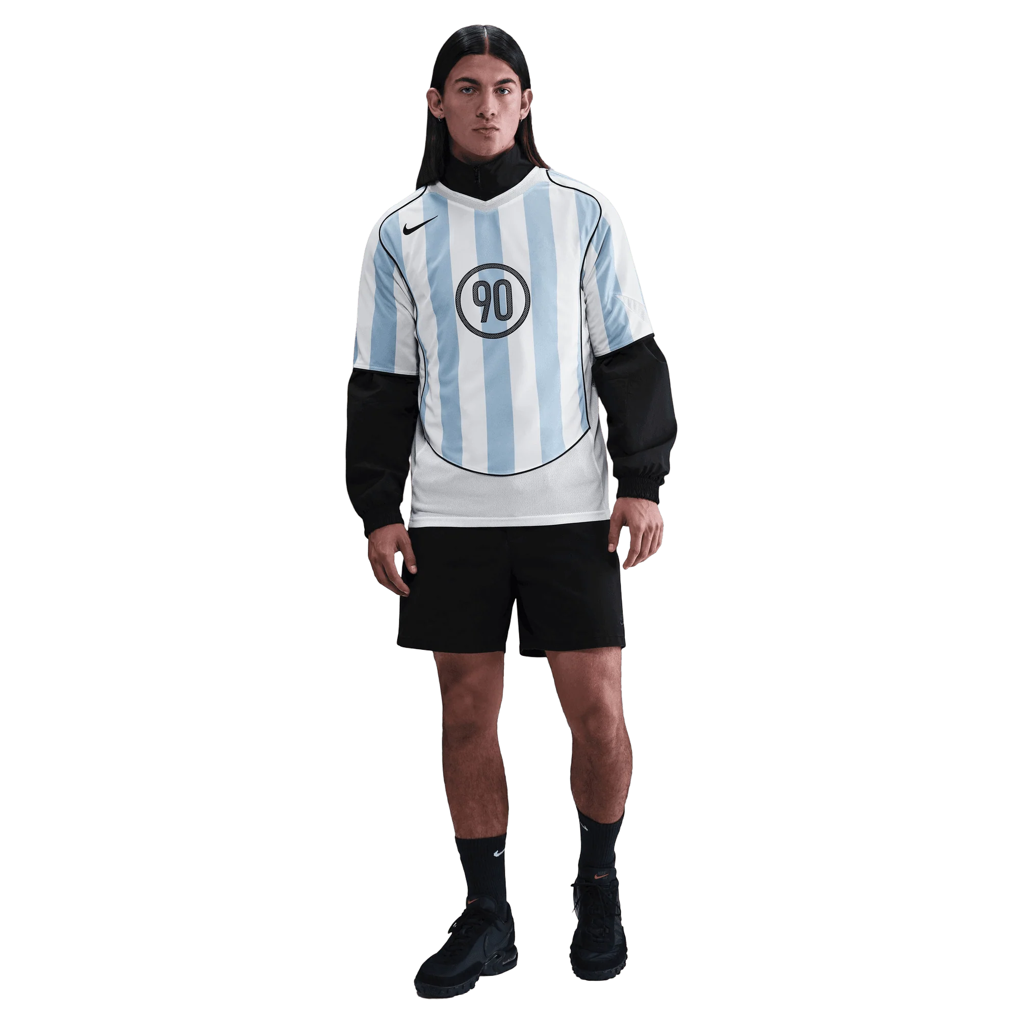 Nike Total 90 Dri-Fit Adults Football Jersey - Psychic Blue - Image 3