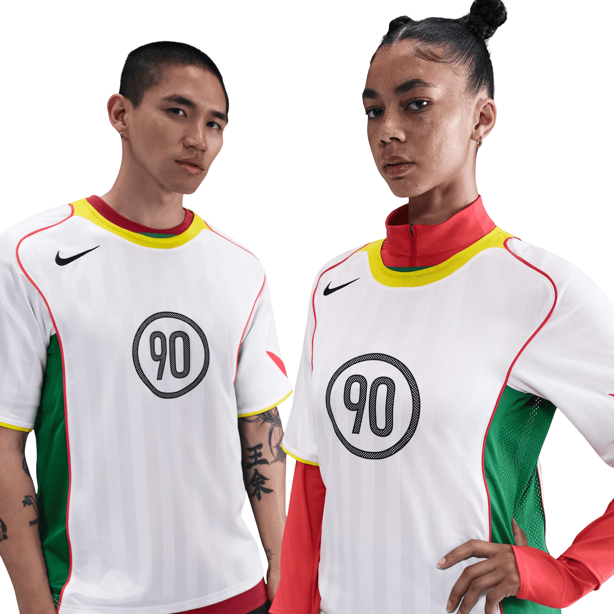 Nike Total 90 Dri-Fit Adults Football Jersey - White - Image 5