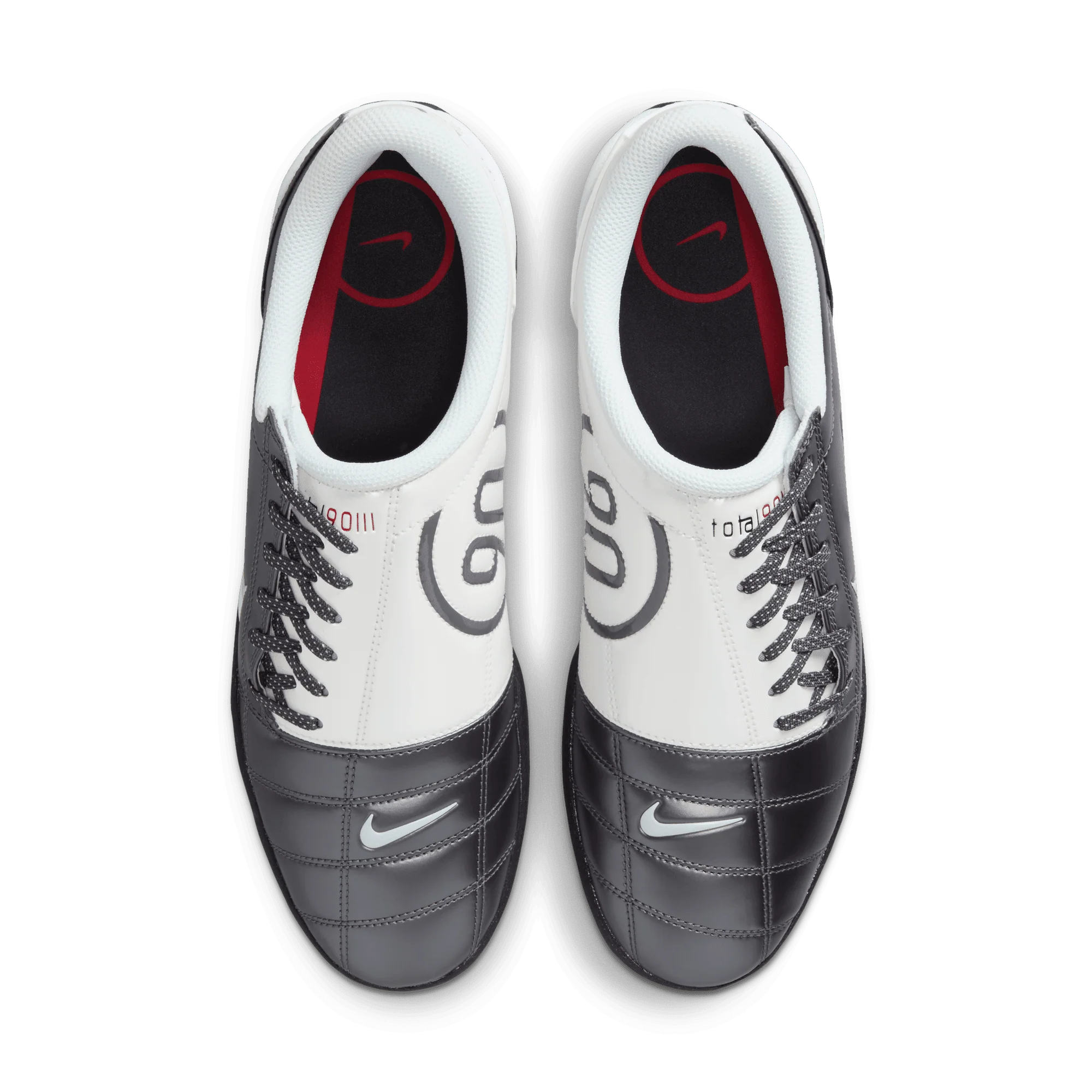 Nike Total 90 Indoor Senior Football Boots - Graphite/White - Image 8
