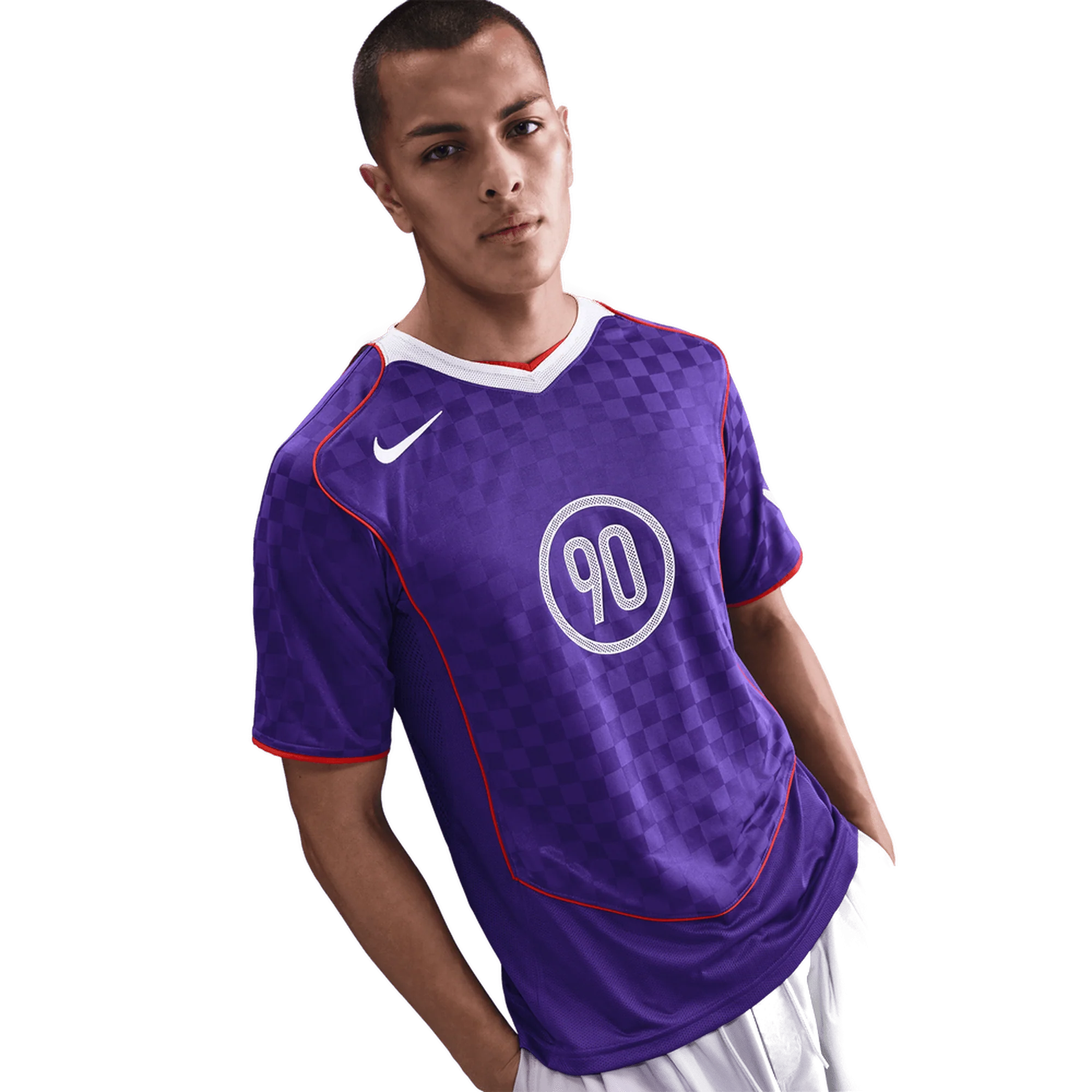 Nike Total 90 Adults Dri-FIT Football Top - Purple - Image 3