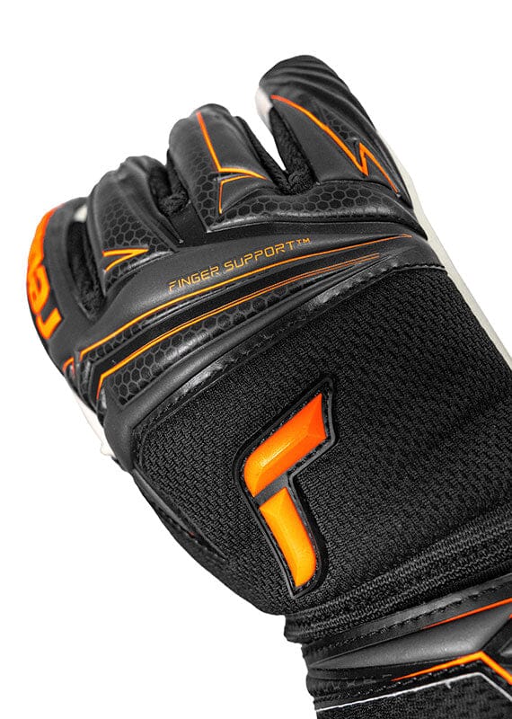 Reusch Attrakt Advance Finger Support-Blk/Orange - Image 6